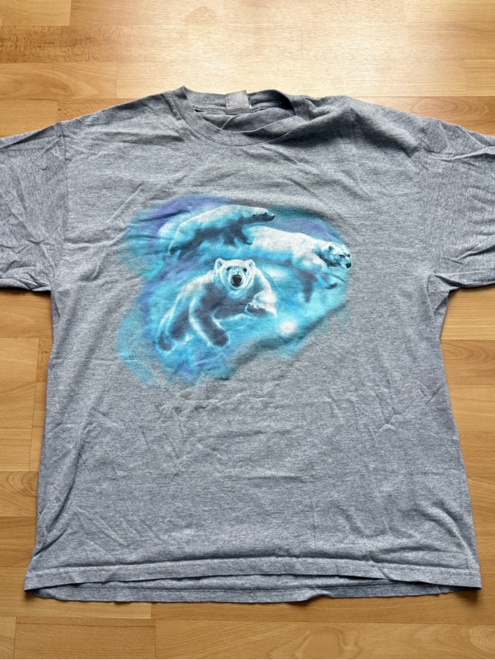 Lee Polar Bear Animal Print Graphic Tee Shirt Mens Size XL